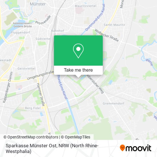 Sparkasse Münster Ost map