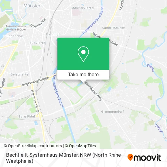 Карта Bechtle It-Systemhaus Münster
