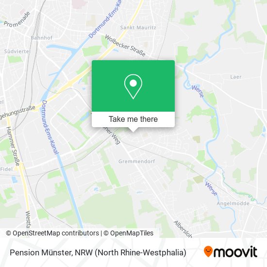 Pension Münster map