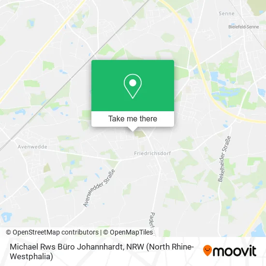 Карта Michael Rws Büro Johannhardt