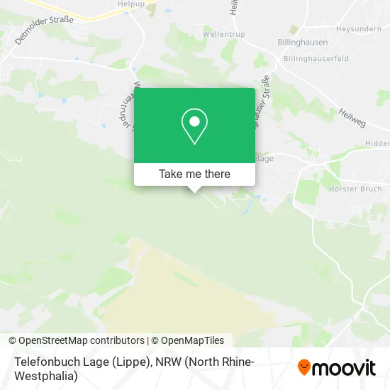 Карта Telefonbuch Lage (Lippe)