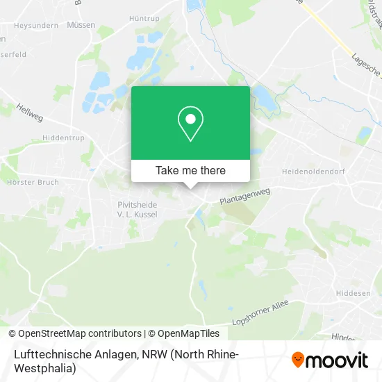 Карта Lufttechnische Anlagen