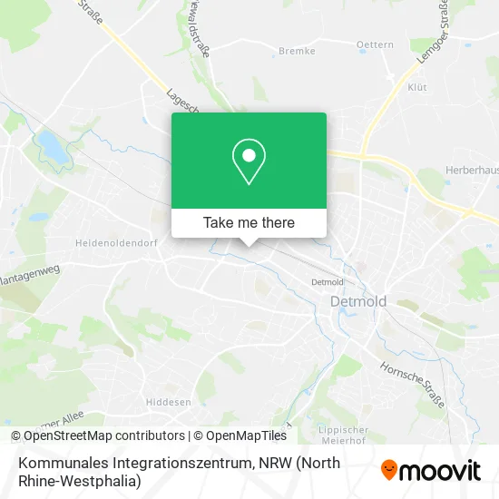 Карта Kommunales Integrationszentrum