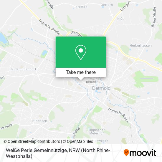 Weiße Perle Gemeinnützige map