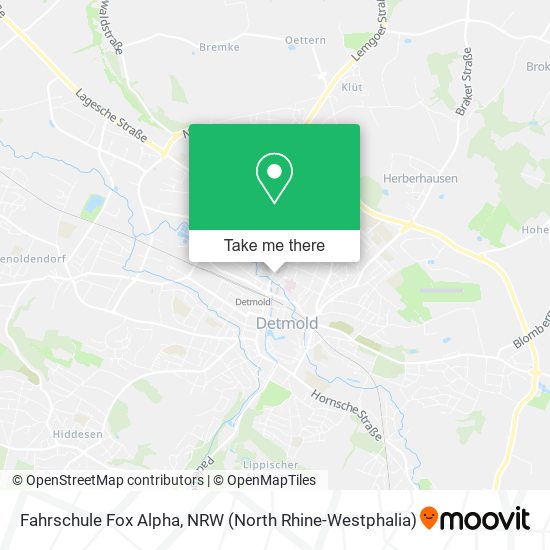 Карта Fahrschule Fox Alpha
