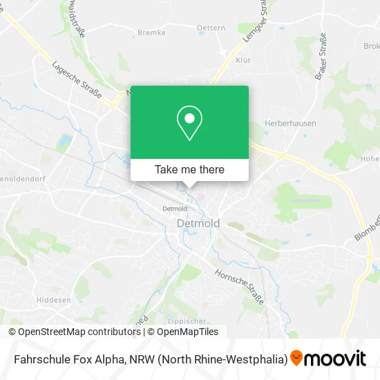 Карта Fahrschule Fox Alpha