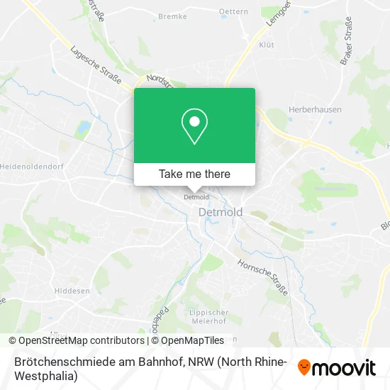 Карта Brötchenschmiede am Bahnhof