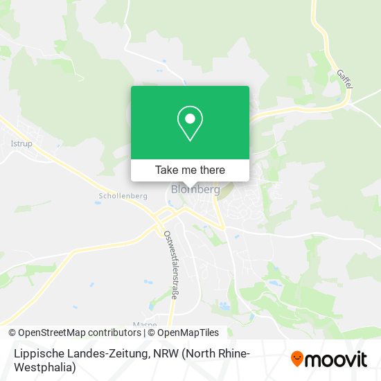 Lippische Landes-Zeitung map