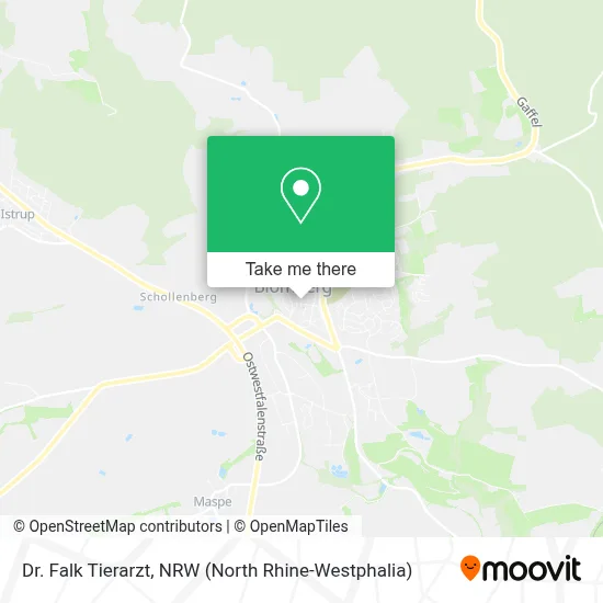 Dr. Falk Tierarzt map