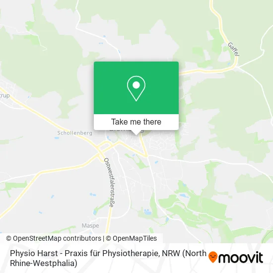 Карта Physio Harst - Praxis für Physiotherapie