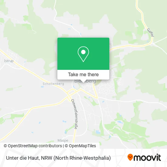 Карта Unter die Haut