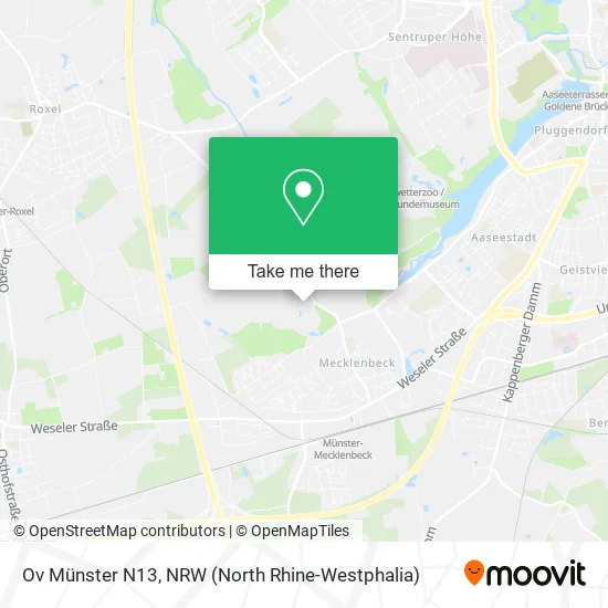 Карта Ov Münster N13