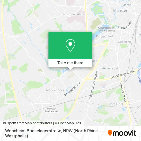 Карта Wohnheim Boeselagerstraße