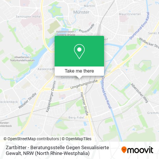 Zartbitter - Beratungsstelle Gegen Sexualisierte Gewalt map