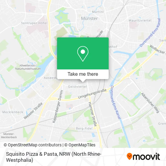 Карта Squisito Pizza & Pasta