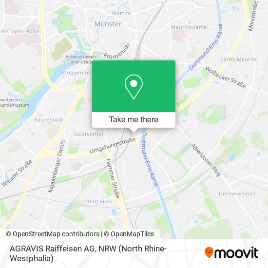 AGRAVIS Raiffeisen AG map