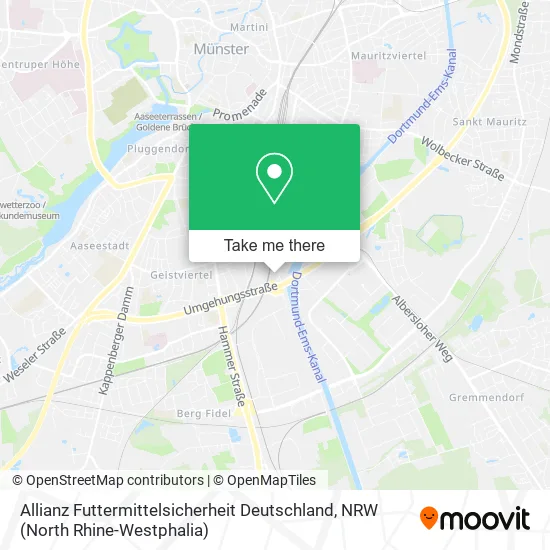 Карта Allianz Futtermittelsicherheit Deutschland