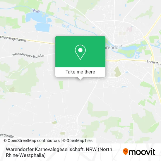 Карта Warendorfer Karnevalsgesellschaft