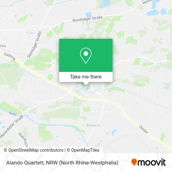 Alando Quartett map