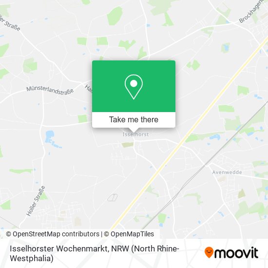 Isselhorster Wochenmarkt map