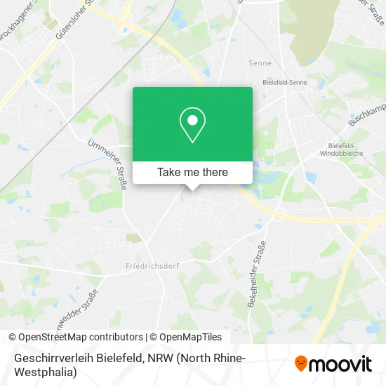 Карта Geschirrverleih Bielefeld