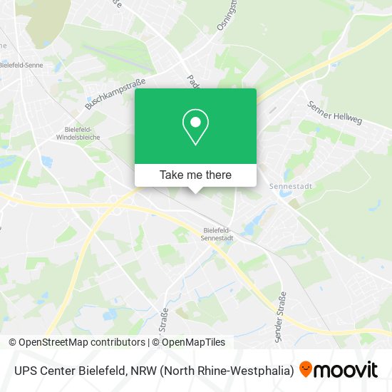 Карта UPS Center Bielefeld