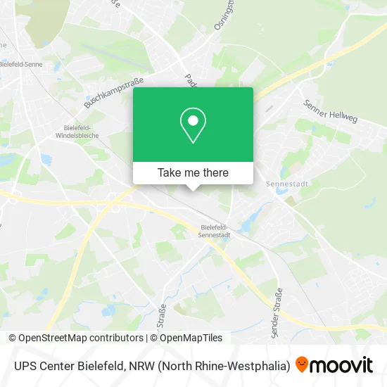 Карта UPS Center Bielefeld