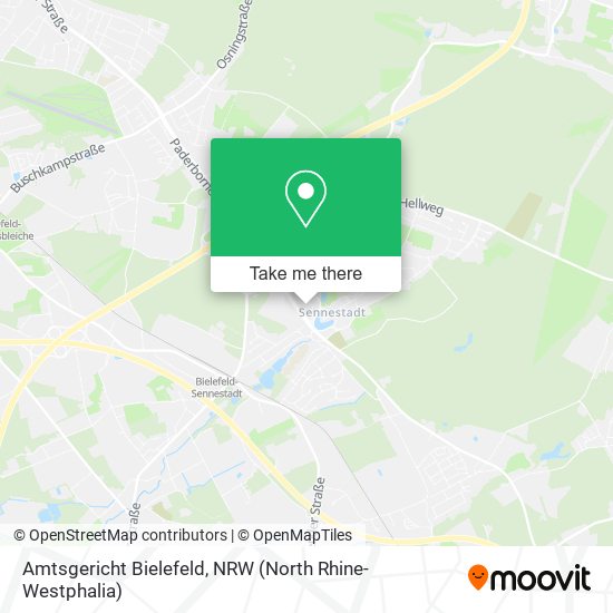 Amtsgericht Bielefeld map