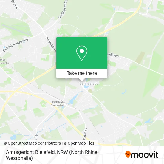 Карта Amtsgericht Bielefeld