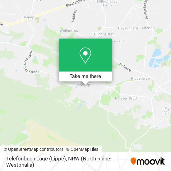 Карта Telefonbuch Lage (Lippe)