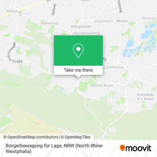 Карта Bürgerbewegung für Lage