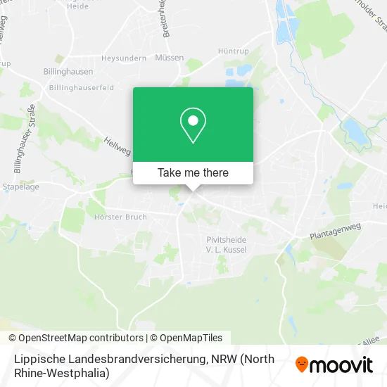 Карта Lippische Landesbrandversicherung