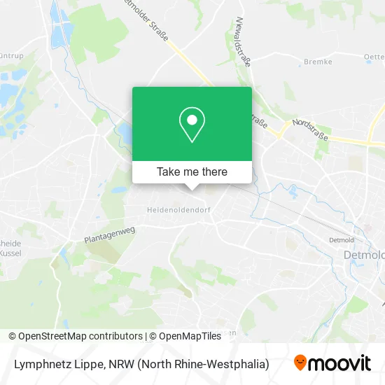 Карта Lymphnetz Lippe