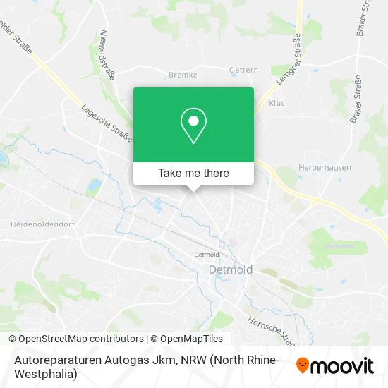 Карта Autoreparaturen Autogas Jkm