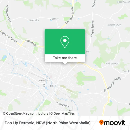 Карта Pop-Up Detmold