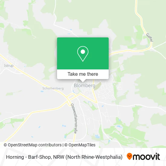 Карта Horning - Barf-Shop