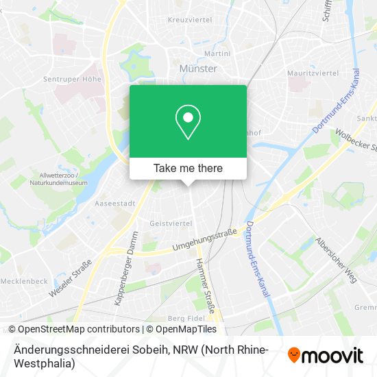 Änderungsschneiderei Sobeih map