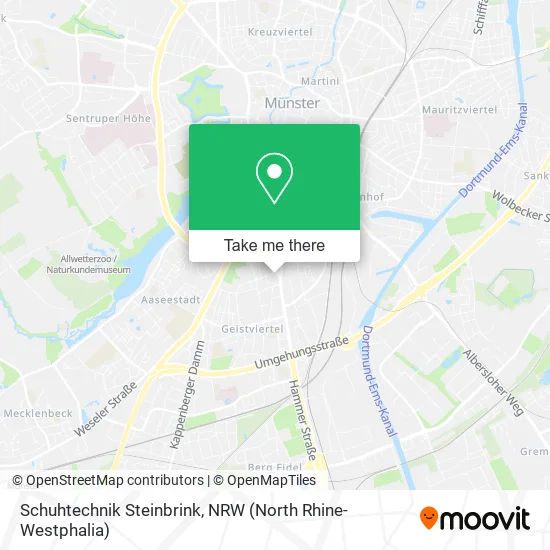 Карта Schuhtechnik Steinbrink