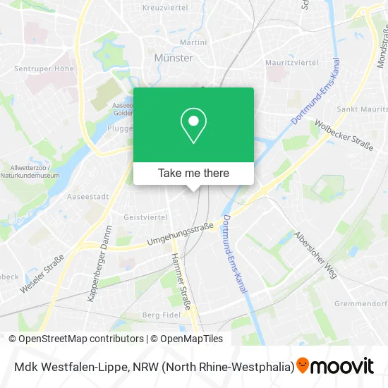 Карта Mdk Westfalen-Lippe