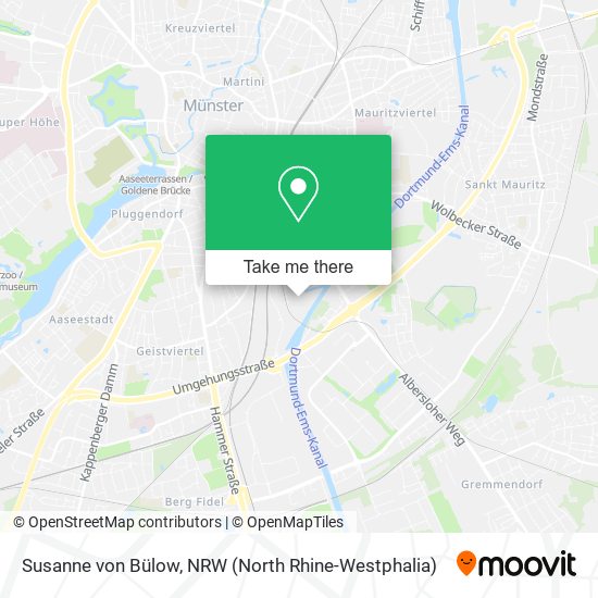 Susanne von Bülow map