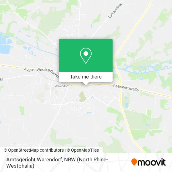 Карта Amtsgericht Warendorf