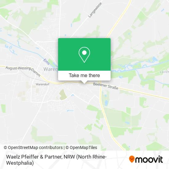 Карта Waelz Pfeiffer & Partner