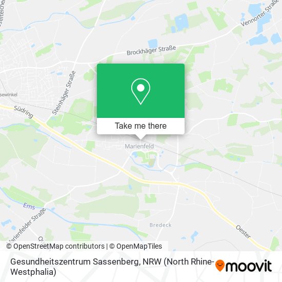 Gesundheitszentrum Sassenberg map