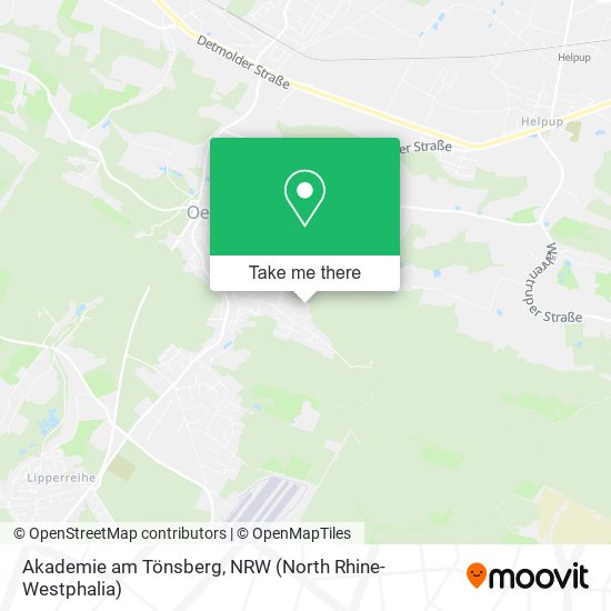 Akademie am Tönsberg map