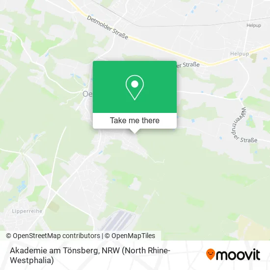 Карта Akademie am Tönsberg