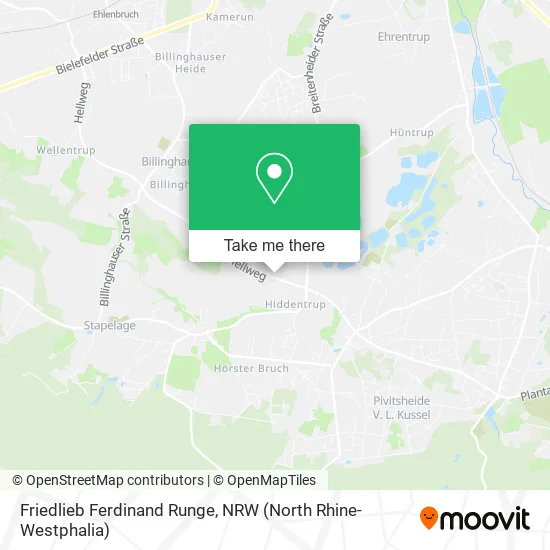 Карта Friedlieb Ferdinand Runge