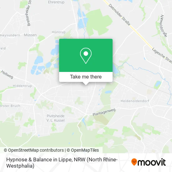 Карта Hypnose & Balance in Lippe
