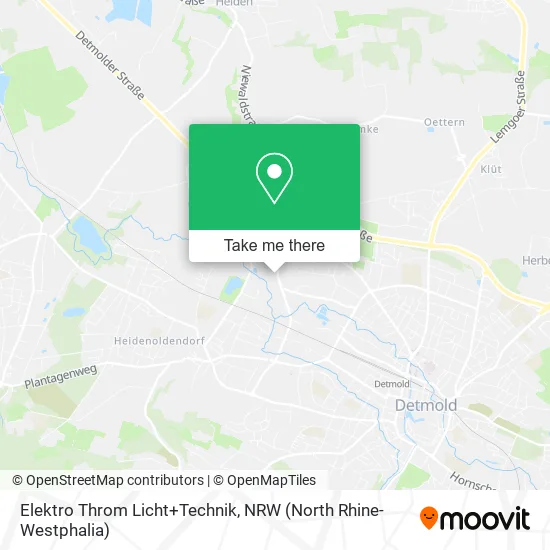 Карта Elektro Throm Licht+Technik