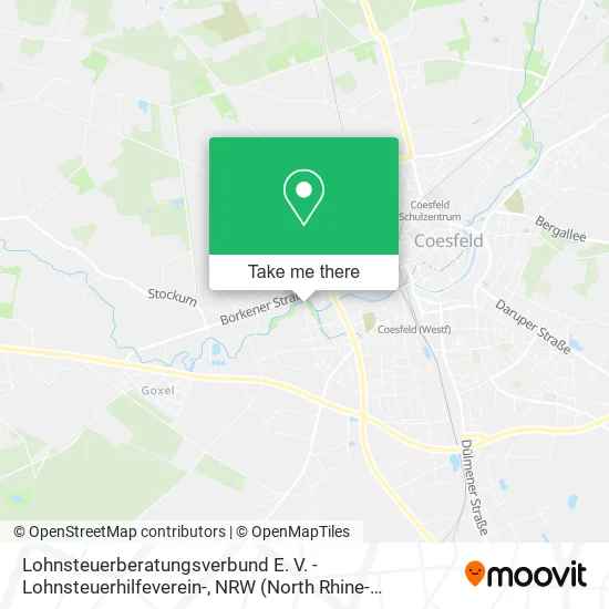 Lohnsteuerberatungsverbund E. V. -Lohnsteuerhilfeverein- map