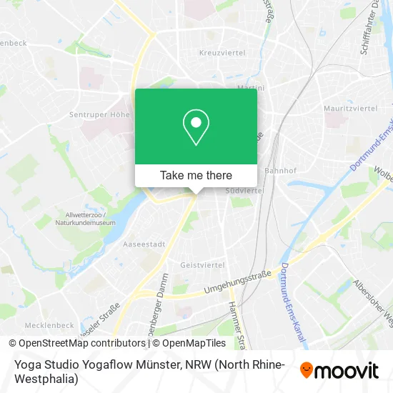 Карта Yoga Studio Yogaflow Münster